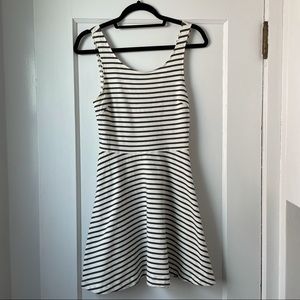 American Eagle striped skater dress